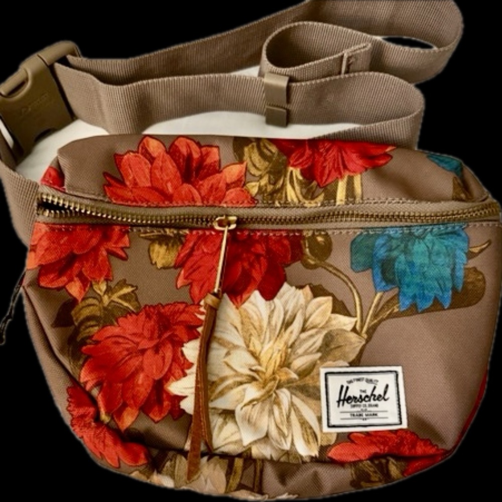 NWoT Belt Bag by Herschel Supply Company, Floral - Brown and Red